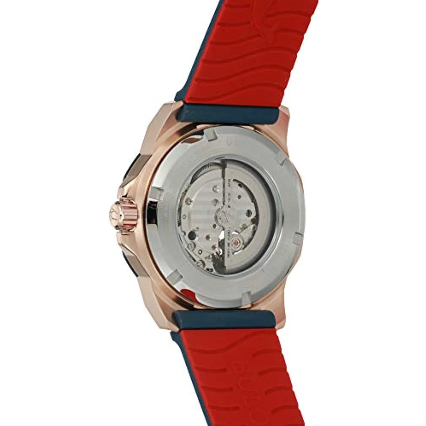 Marine Star Men'S Rose Gold Plated Stainless Automatic Watch 98A227