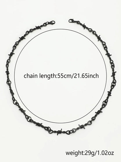 Vintage Street Style Chunky Chain Necklace